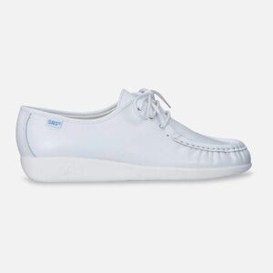 SAS Women's White Leather Comfort Shoes - Size 9 M